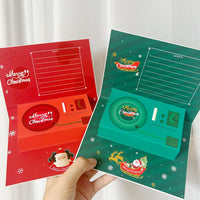 Recordable 3D Greeting Card for Christmas, Valentine's Day, Birthdays - Talking Message Gift Card