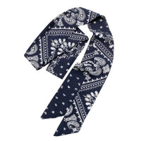 Japanese Retro Blue Casual Belt Scarf Waist Accessory for Couples