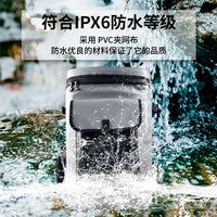 PVC Waterproof Fishing Rod Bag 30L Large Capacity Live Fish Sea Fishing Backpack Insulated Cooler Box