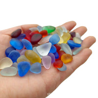 Frosted Sea Glass Pebbles for DIY Crafts and Decoration