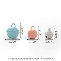 Macaron Color Pet Bell DIY Craft Kit for Keychains and Pendants