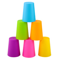Speed Stacking Cups Game with Challenge Cards for Kids