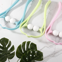 Manual Neck Massager Roller for Cervical Spine Relief, Handheld Neck Clamp Massager