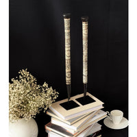 Wabi-Sabi Style Perpetual Calendar and Elephant Decor Set for Desk and Home