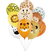 Forest Animal Theme Balloon Set for Baby Birthday Party Decorations and Photo Props