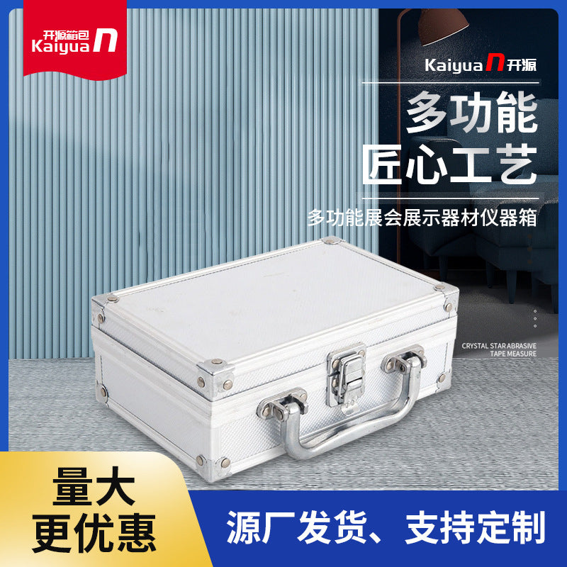 Industrial Aluminum Alloy Instrument Case Shockproof Tool Box for Equipment Transport