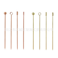Creative Stainless Steel Cocktail Picks Olive Fruit Skewers Drink Garnish Bar Bartending Tool