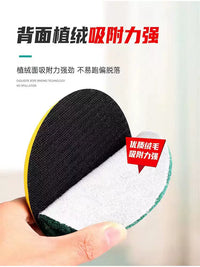 Scouring Pad Drill Brush Attachment for Kitchen Tile Glass Cleaning Polishing Deburring