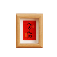 Creative Mini Instant Camera Wooden Photo Frame Desktop Ornament Calligraphy Art Decor