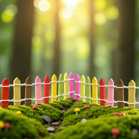 Miniature Garden Fence Decor for Moss Terrariums and DIY Landscapes