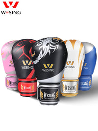 JIURI SHAN Professional Boxing Gloves for Adults & Kids - Muay Thai, Kickboxing, Sparring, Punch Bag Training