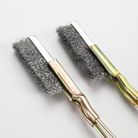 Mini Wire Brush Set with Replaceable Heads for Rust Removal and Cleaning