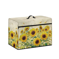 Sunflower Print Flannel Sewing Machine Dust Cover