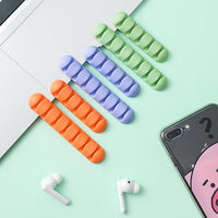 Self-Adhesive Cable Organizer Clips for Desk and Data Cables
