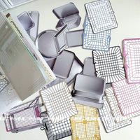 Ins-style Aesthetic Non-adhesive Paper Material Pack for Scrapbooking and Decoration