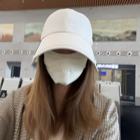 Retractable Wide Brim Sun Hat for Women, UV Protection Breathable Mesh Baseball Cap for Outdoor Summer