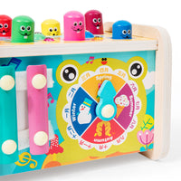 Baby Whack-A-Mole Fishing Game Multifunctional Educational Toy for Toddlers