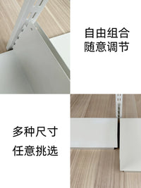 Wall-Mounted Metal Shelf System for Living Room and Wardrobe