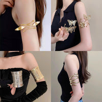 Gothic Lolita Cyberpunk Y2K Metal Arm Cuff Bracelet