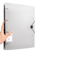 A4 4-Hole Loose Leaf Binder with Insert Pockets