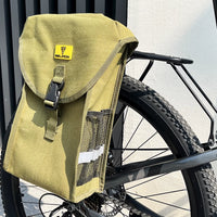 Youth Mountain Bike Rear Rack with Basket for Kids, Books, and Basketballs
