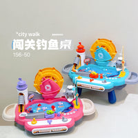 Kids Electric Magnetic Fishing Game Toy for Early Education and Parent-Child Interaction