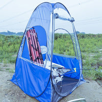 Winter Ice Fishing Tent Portable Outdoor Windproof Waterproof Shelter