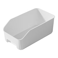 Multifunctional Plastic Storage Basket for Kitchen and Bathroom Countertops