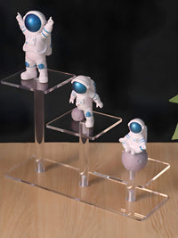 Acrylic Tiered Display Stand for Collectibles, Perfumes, and Jewelry