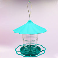 Retractable Large Capacity Hanging Bird Feeder for Outdoor Use