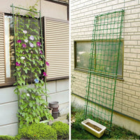 Garden Arch Trellis for Climbing Plants, Roses, Clematis, and Vines - Metal Plant Support Frame with Netting