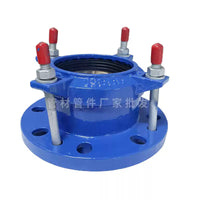 PE Flange Pull-Out Resistant Pipe Connector for PVC Pipes, Weld-Free Quick Repair Compensator