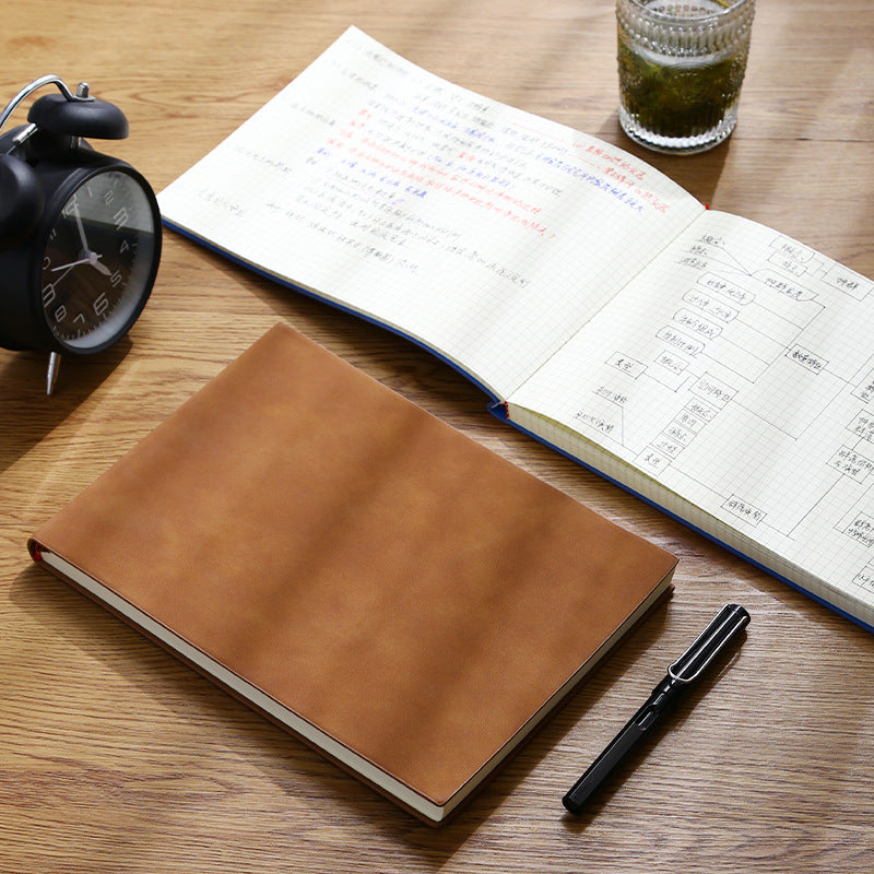 B5 Horizontal Softcover Notebook for Drawing and Mind Mapping, Thickened Pages