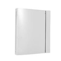 A4 Frosted PP 4-Ring Binder for Collectibles, Cards, and Documents