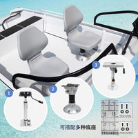 KOETSU Foldable Fishing Boat Seat for Lure Fishing, Kayaks, and Yachts