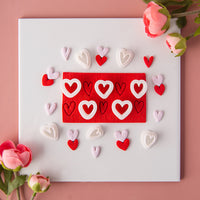 Mini Heart Polymer Clay Earring Molds Geometric Pendant Cutting Dies Set for DIY Jewelry Making
