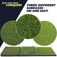 39x17 inch Golf Hitting Mat for Indoor Outdoor Swing Practice