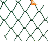 Galvanized PVC Coated Chain Link Fence for Tennis Courts and Farms
