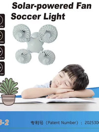 Solar Powered Foldable Camping Fan Lantern with Portable Handheld Mini Fan Function