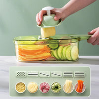 Multifunctional Vegetable Slicer and Grater Set for Kitchen