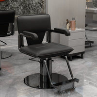 Modern Hydraulic Swivel Reclining Barber Chair for Salon and Spa