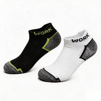 Men's Athletic Low Cut Socks Breathable Moisture Wicking Odor Resistant Ankle Socks for Summer