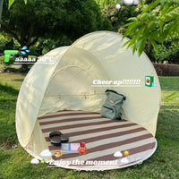 Pop-Up Camping Tent for 2-3 People, Portable Outdoor Beach Sun Shelter