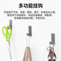 Portable Silicone Luggage Hook with Non-slip Handle Buckle for Travel and Home Use