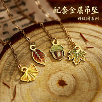 Classical Chinese Style Metal Leaf Bookmark, Exquisite Plant Vein Design, Creative Gift for Students and Graduates