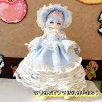Doll Clothes Set for OB11 BJD Dolls, 11-17cm Sweet Maid Dress Outfits