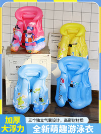 Kids Inflatable Swim Vest with Buoyancy for Beginners