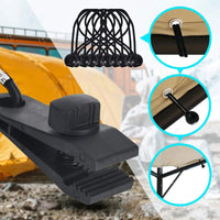 Outdoor Tent Tarp Clips with Bungee Balls for Camping and Awnings