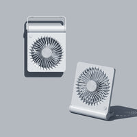 Portable USB Rechargeable Desk Fan with Wall Mount for Home, Office, and Outdoor Use