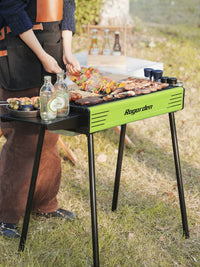 Nuo Ge Garden Pioneer Outdoor BBQ Grill Portable Folding Charcoal Grill for Home Camping